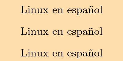 convert -size 400x200 -background NavajoWhite -gravity Center -font LMRoman9-Regular -interline-spacing 20 label:"Linux en español\nLinux en español\nLinux en español" size_gravity_font_LMRoman9-Regular_interline_spacing.jpg